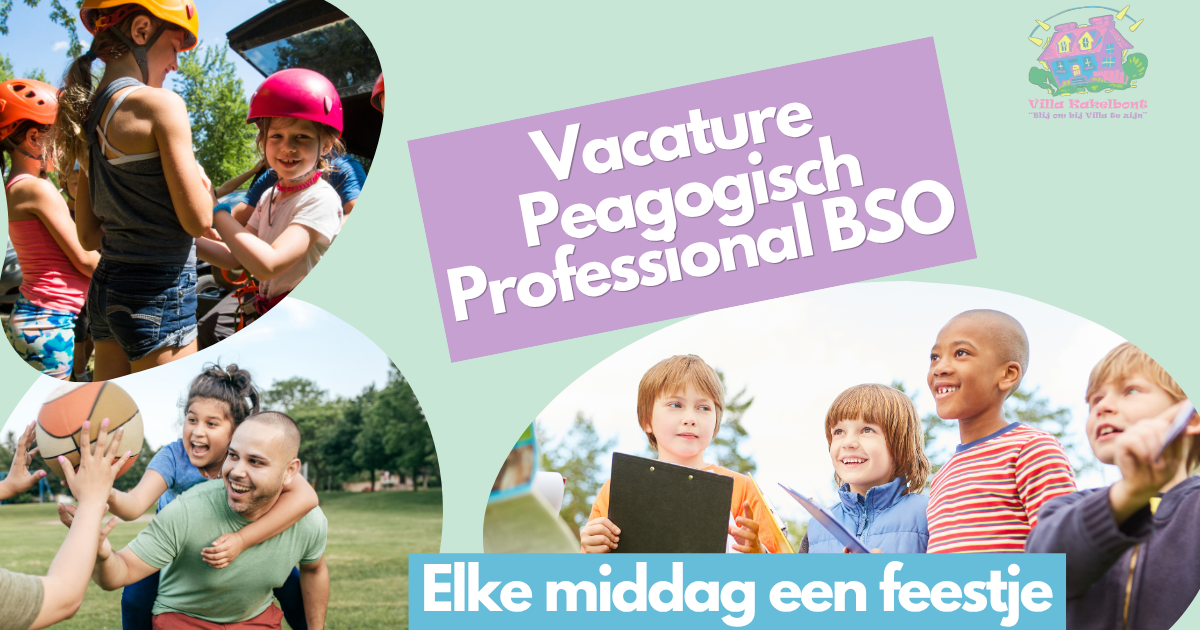 Vacature BSO Heerhugowaard Pedagogisch Medewerker / Professional